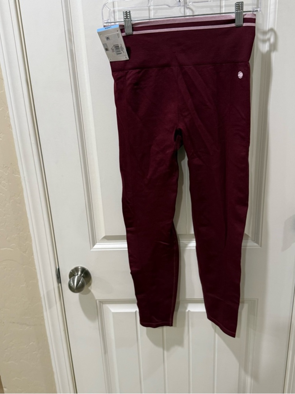 Penn Seamless Leggings Womens Large Red High Waist NWT Stretch